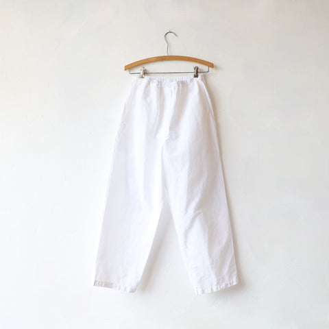 Manuelle Guibal Cotton/Linen Worker Pants - Bright White
