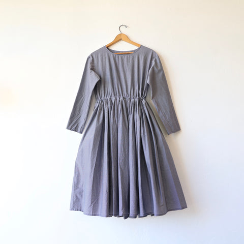 Manuelle Guibal Cotton/Silk Dress - Imperial Blue Stripe