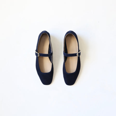 Le Monde Beryl Mary Janes - Indigo Suede