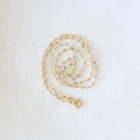 Susan Hable Diamond & 18k Necklace