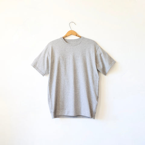 V::room Cotton/Cashmere Perfect Tee - Short Sleeve - Heather Grey