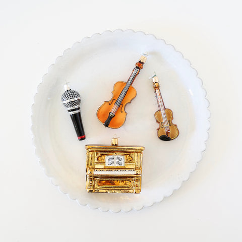 Blown Glass Ornaments - Music - 3 Options