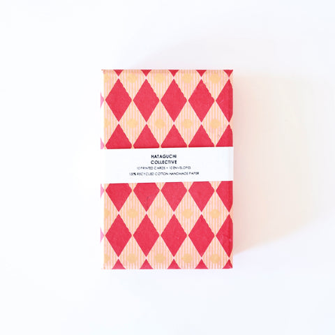 Hataguchi Collective Card Set - Red/Peach Chess