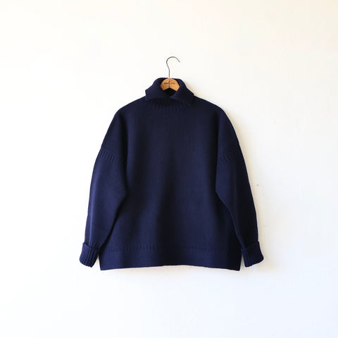 Nicholson & Nicholson Merino Turtleneck - Navy