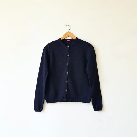 Apuntob Cotton Cardigan - Navy