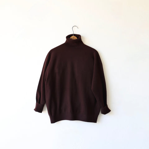 Nicholson & Nicholson Fine Merino Turtleneck - Russet Brown