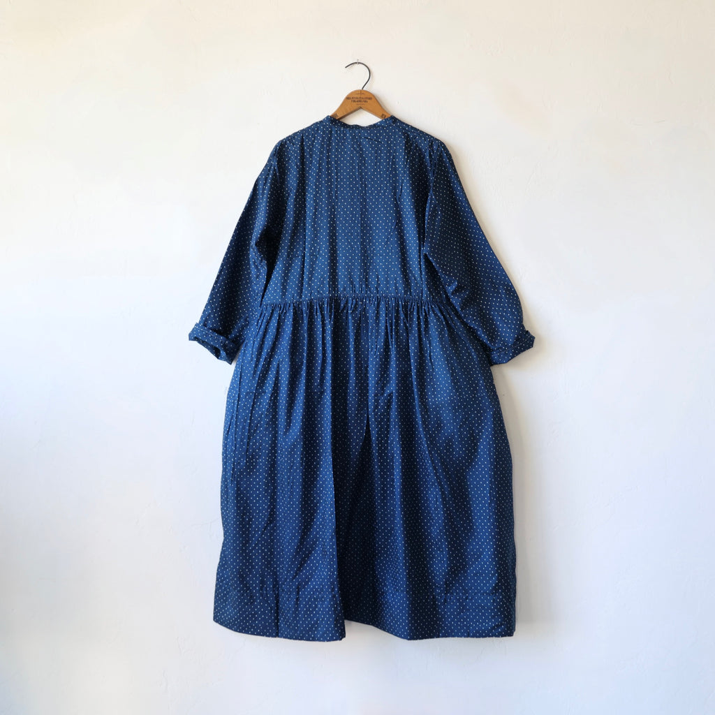 injiri silk dress Injiri Silk & Cotton Embroidered Rasa Bib Dress