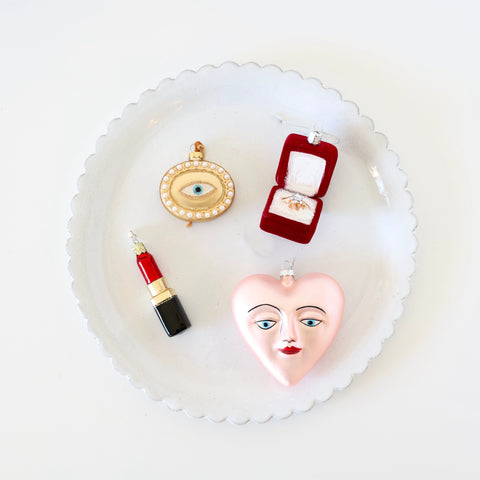 Blown Glass Ornaments - Love! - 4 Options