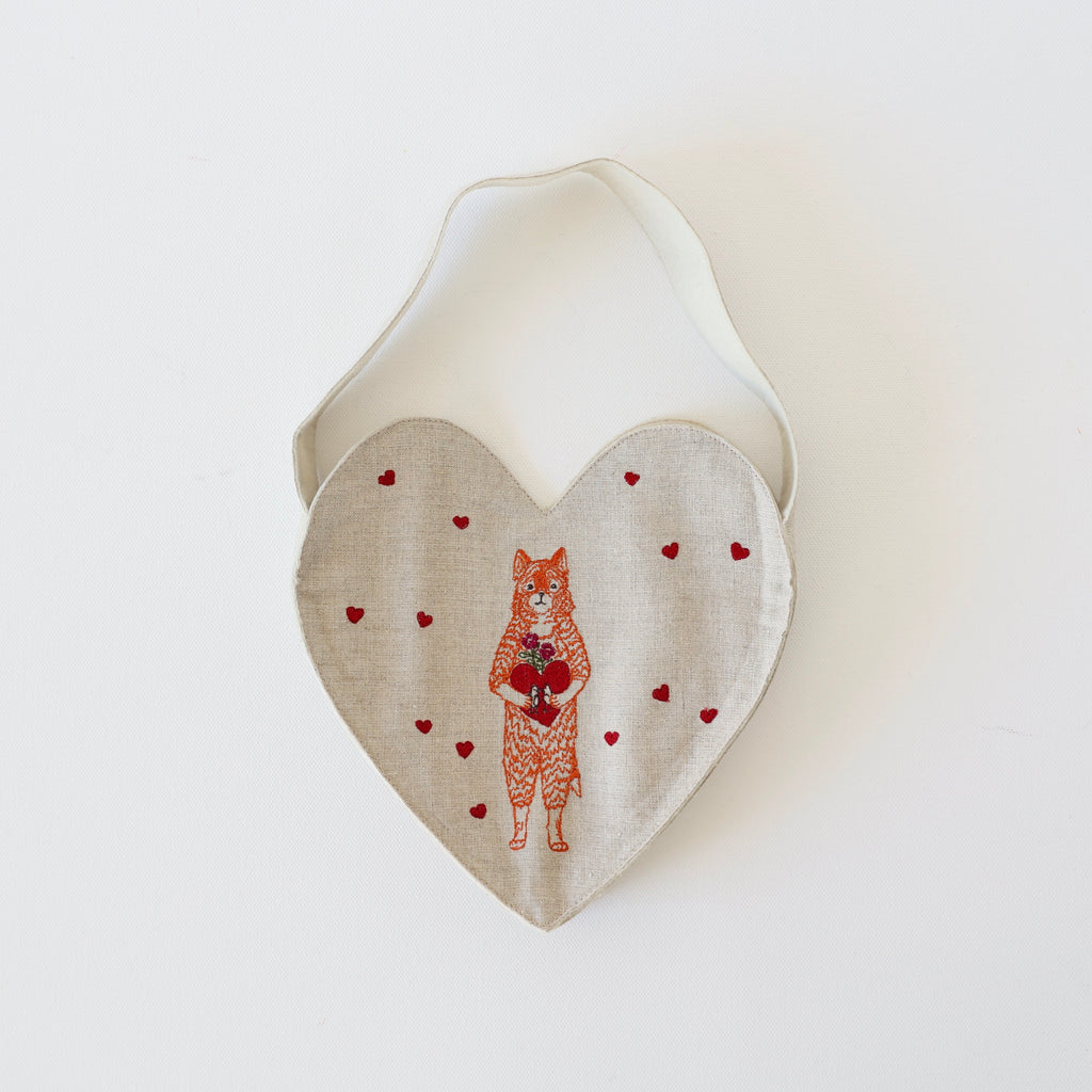 Coral & Tusk Valentines Tote - Fox with Box of Chocolates | Bon