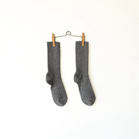 Maria la Rosa Cashmere Socks - Grey