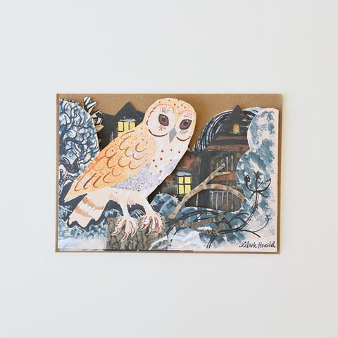 Mark Hearld Fold Out Card - Owl