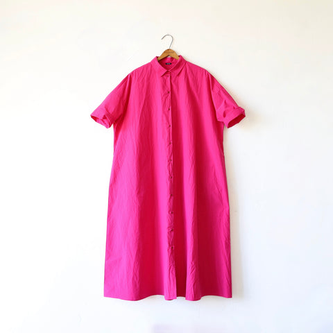 Apuntob Shirt Dress - Raspberry