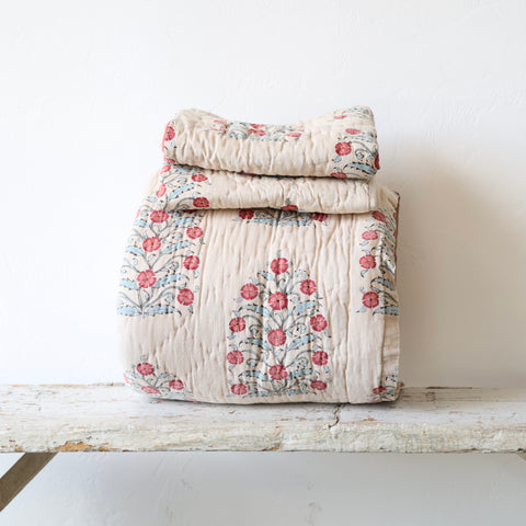 John Robshaw Misha Azalea Woven Quilt & Shams