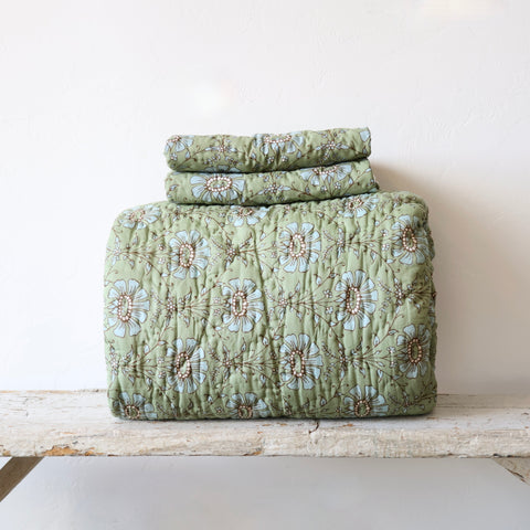 John Robshaw Jeeva Sage Quilt & Shams