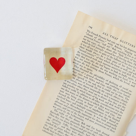 John Derian Small Paperweight - Heart