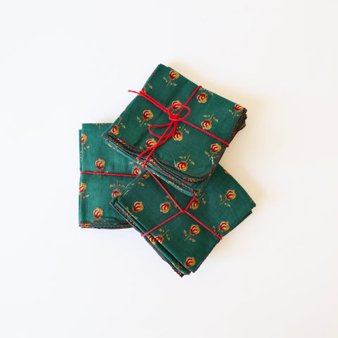 Set of 4 Cotton Napkins - Dandelion Pond