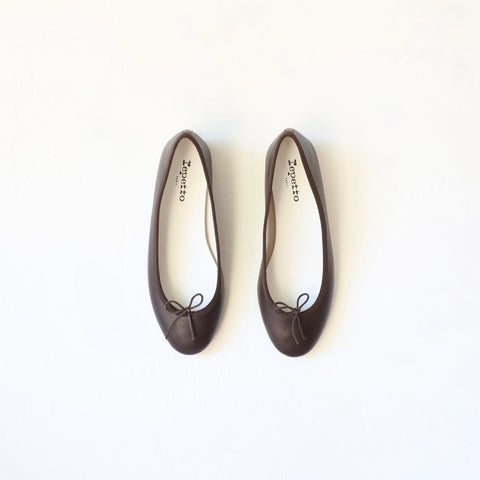 Repetto Rubber Sole Ballerinas - Ristretto