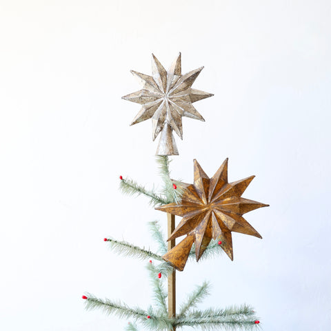 10 Point Star Tree Topper - 2 Options