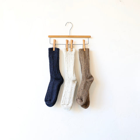 Yahae Recycled Wool/Organic Cotton Socks - 3 Colors