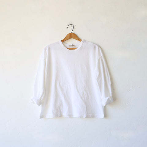 Ichi Antiquités 3/4 Sleeve Tee - White