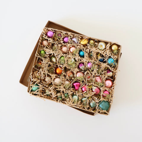 Set of 48 Blown Glass Ornaments