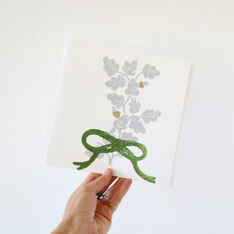 Minnieolga Oak Branch Card