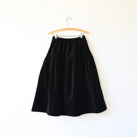 Fabiana Pigna Dolo Skirt - Black Velvet