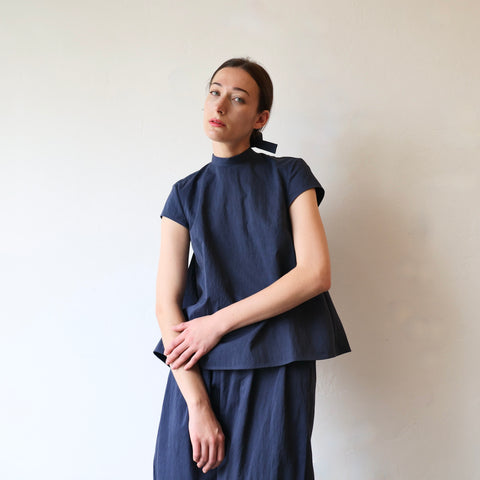 Eleph Bow Top - Navy