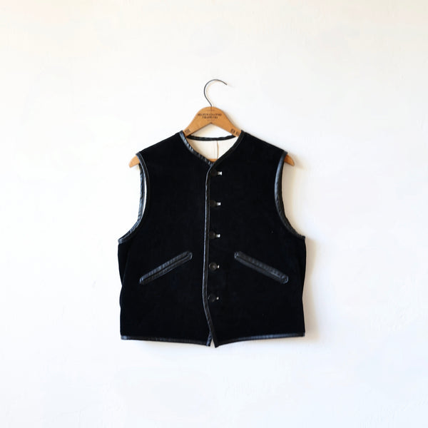 Aseedonclöud Reversible Uniform Vest - Black/Cream | Bon