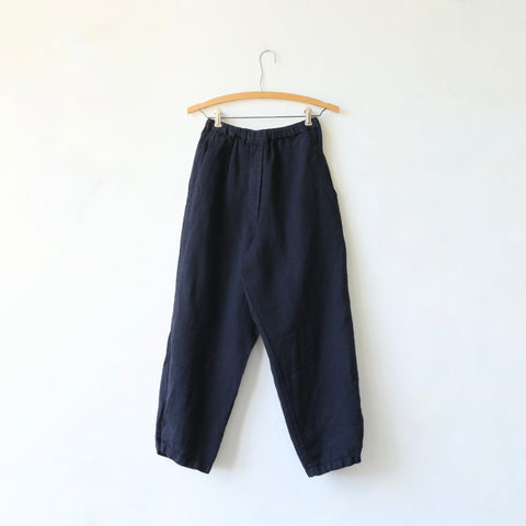 Manuelle Guibal Linen Worker Pants - Danish Blue