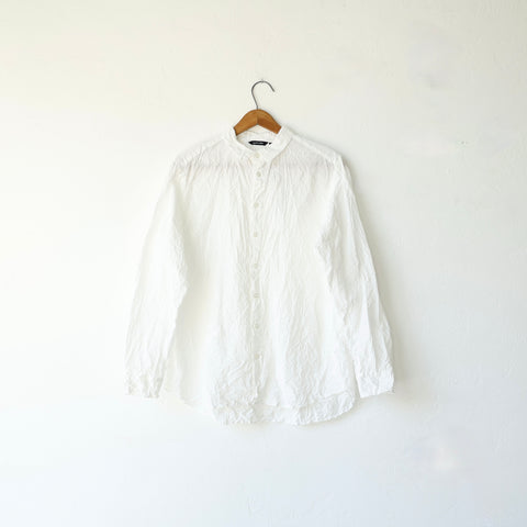 Pas de Calais Typewriter Cotton Shirt - White