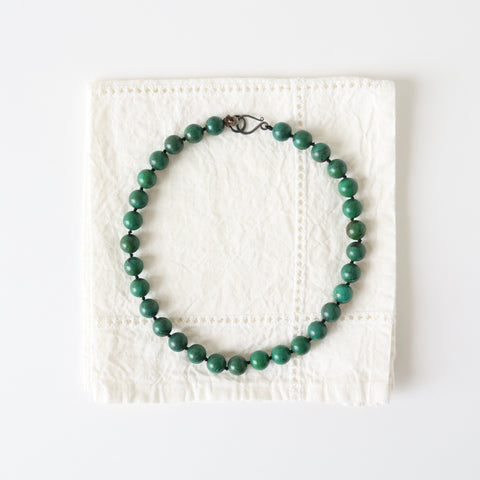 Riversong Moss Green Persian Turquoise Necklace