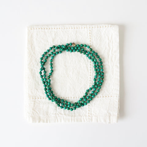 Riversong Green Persian Turquoise Long Necklace