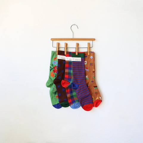 Bonne Maison Socks - Primary Patterns - 5 Options