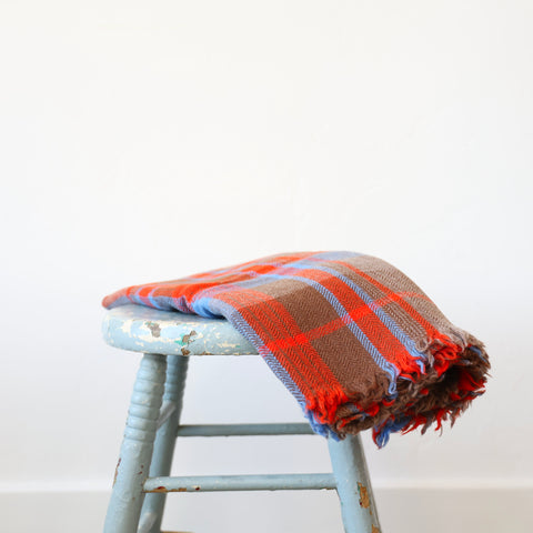 Moismont Wool Throw - Tomette Plaid