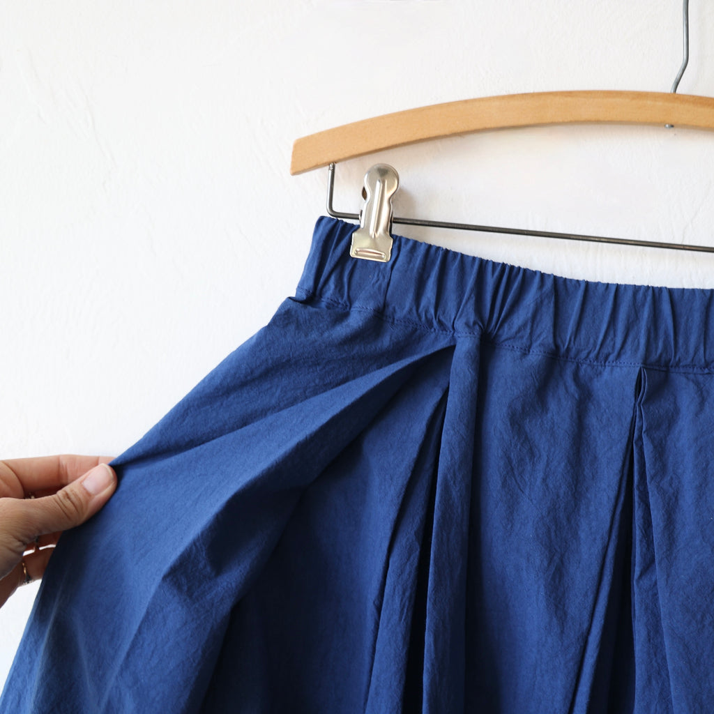 Apuntob Box Pleat Skirt - Dusk Blue