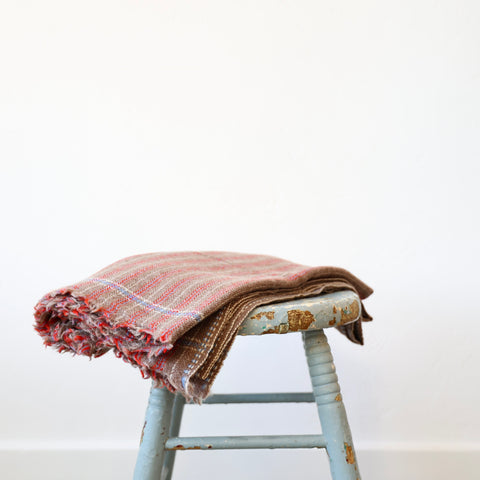 Moismont Wool Throw - Tomette Ticking Stripe