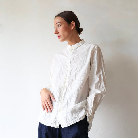 Pas de Calais Typewriter Cotton Shirt - White