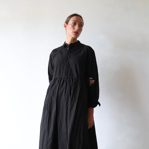 Pas de Calais Typewriter Cotton Dress - Black