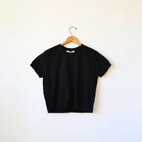 Lars Andersson Organic Cotton Short Sleeve Crewneck - Black