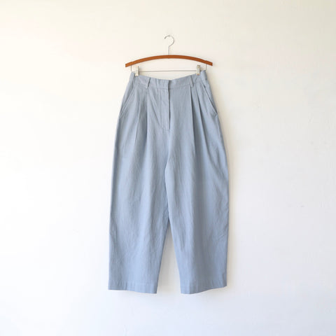 Runaway Bicycle Pleated Greta Pants - Soft Blue