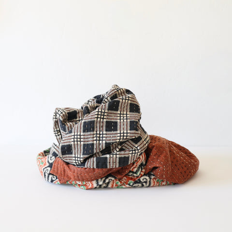 Jeanette Farrier One of a Kind Throw - Black/Brown