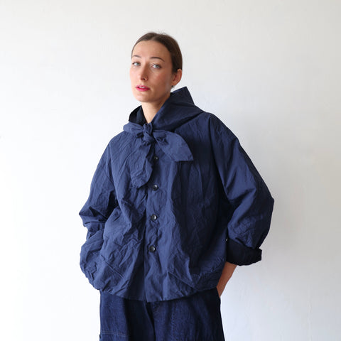 Pas de Calais Organic Cotton ECOPET Reversible Jacket - Navy