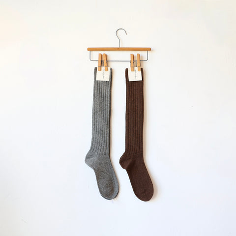 Maria La Rosa Camel/Silk Socks - 2 Color Options