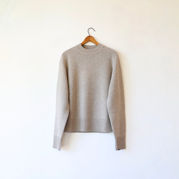 Extreme Cashmere Bourgeois Pullover - Heathered Beige | Bon