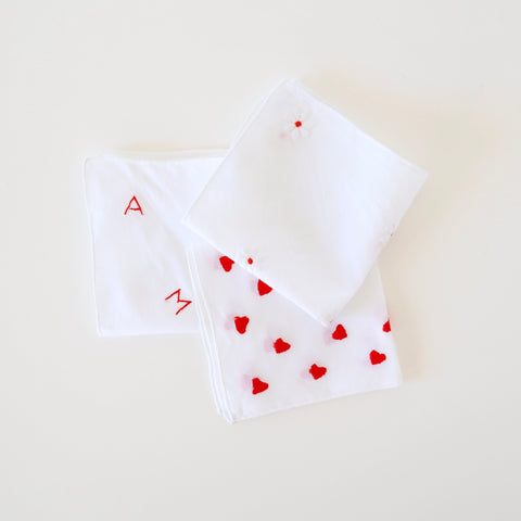 Hand Embroidered Handkerchiefs - 3 Options