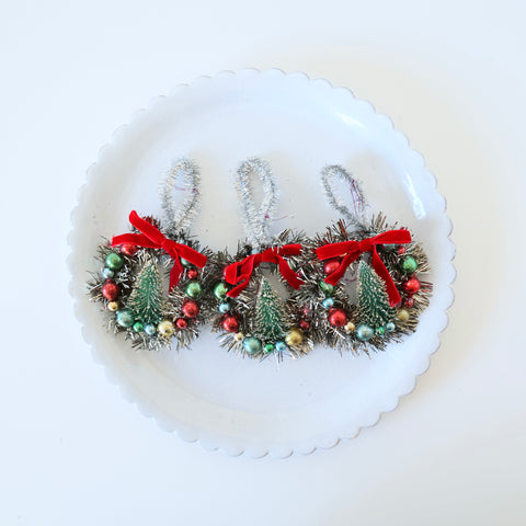 Tinsel Wreath Ornament