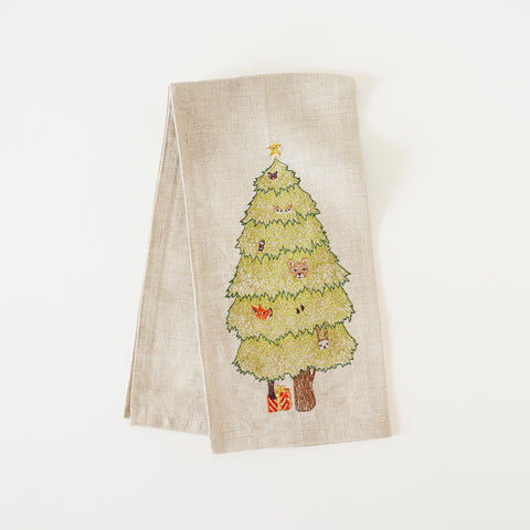 Coral & Tusk Holiday Tea Towel - Christmas Tree