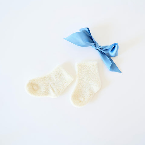 Cotton Terry Baby Socks