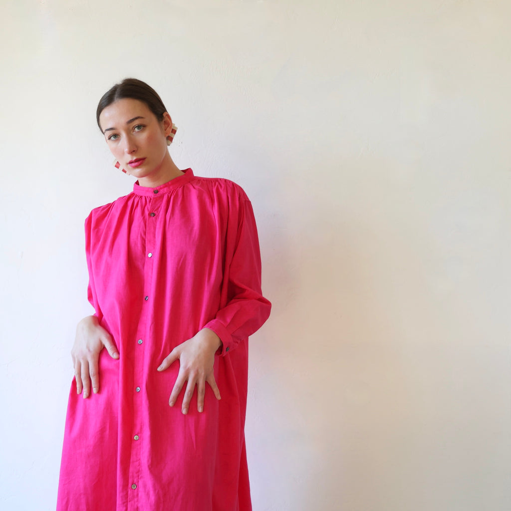 hot pink smock dress Sister Jane tiered satin mini smock dress in hot pink with contrast bows
